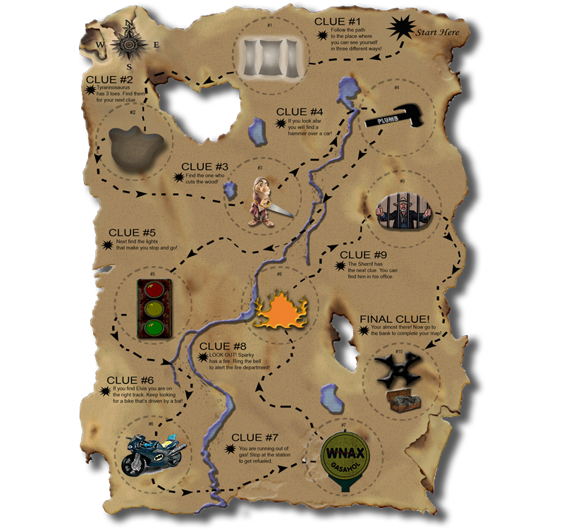 How To Make A Treasure Map Treasure Map For Kids Game - vrogue.co